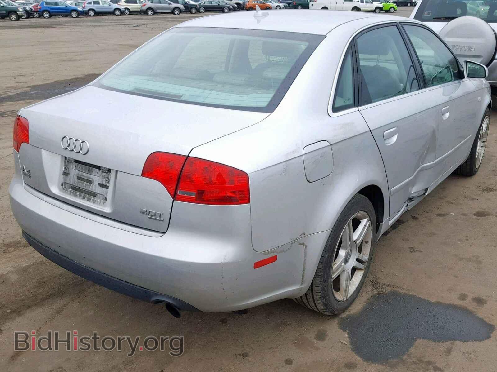 2007 AUDI A4 - VIN: WAUDF78E57A152592 - Фото 4
