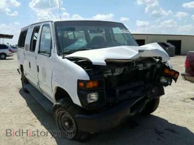 2008 Ford ECONOLINE, white — VIN 1FBNE31L78DA14889, Copart