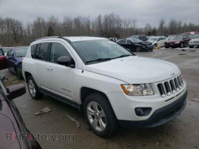 2012 Jeep COMPASS Compass SP, белый — VIN 1C4NJCBA6CD502518, Copart
