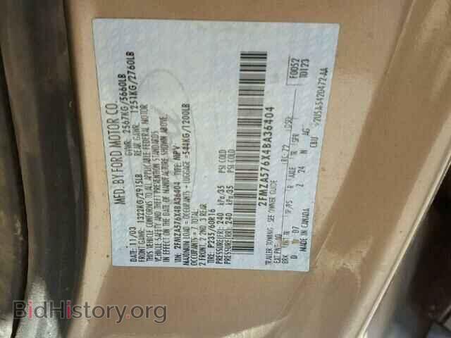 2004 FORD FREESTAR - VIN: 2FMZA576X4BA36404 - Фото 9