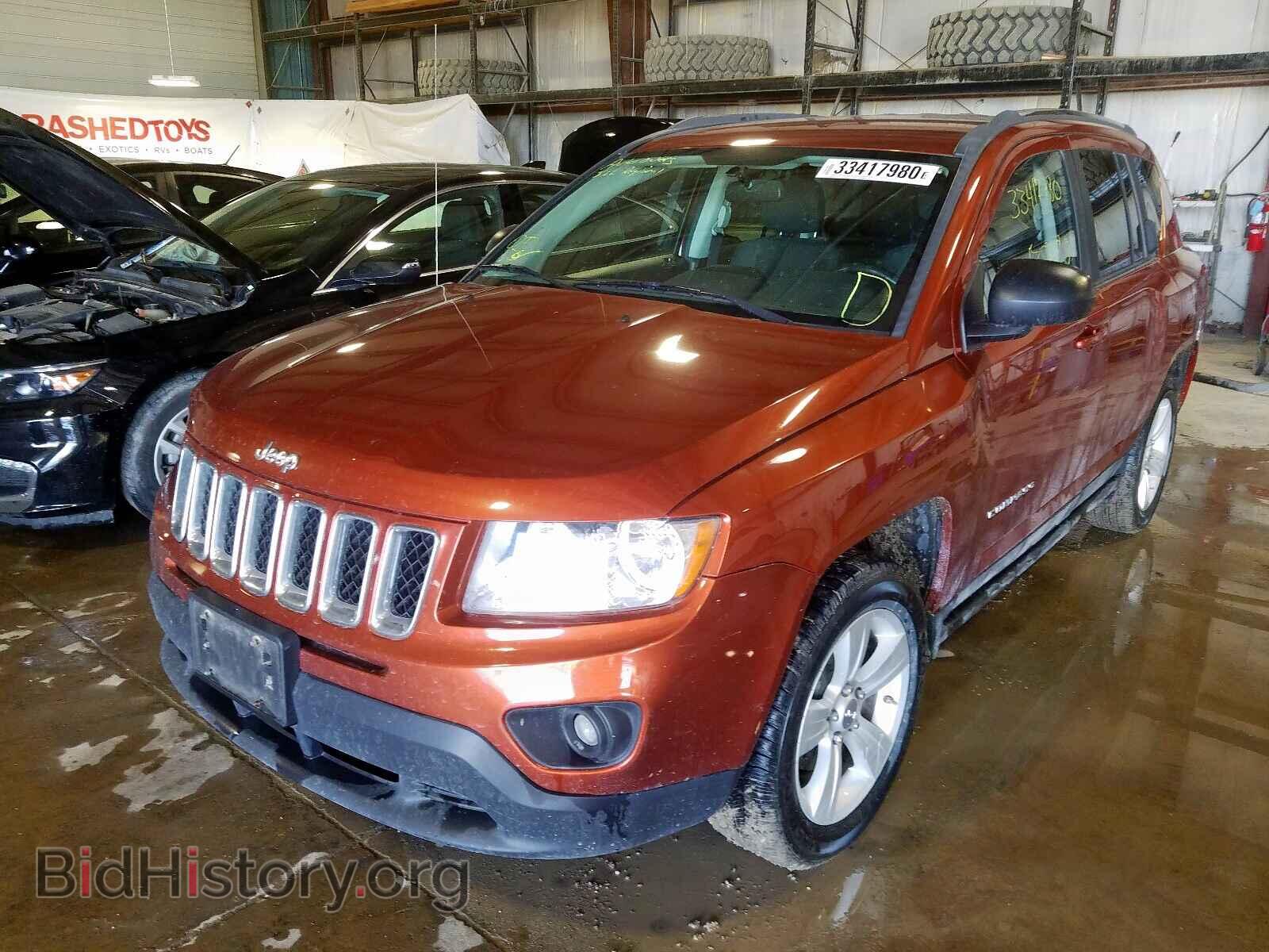 2012 JEEP COMPASS - VIN: 1C4NJDEB1CD675258 - Фото 2