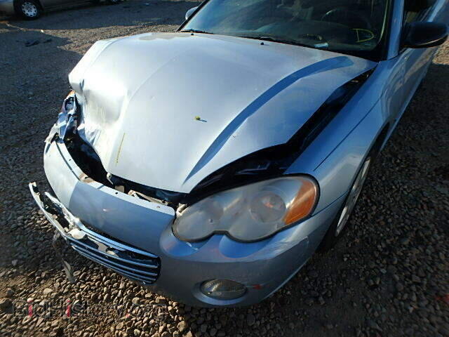 2003 CHRYSLER SEBRING - VIN: 4C3AG42G33E190050 - Фото 9