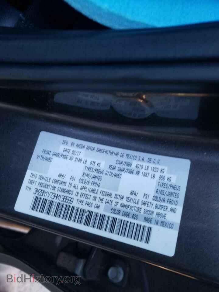 2017 MAZDA 3 - VIN: 3MZBN1V73HM136599 - Фото 10