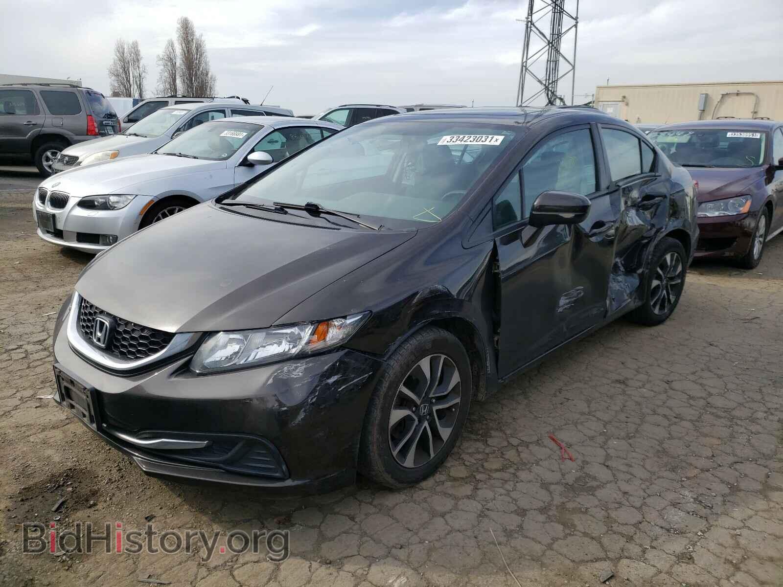 2014 HONDA CIVIC - VIN: 2HGFB2F87EH535733 - Фото 2