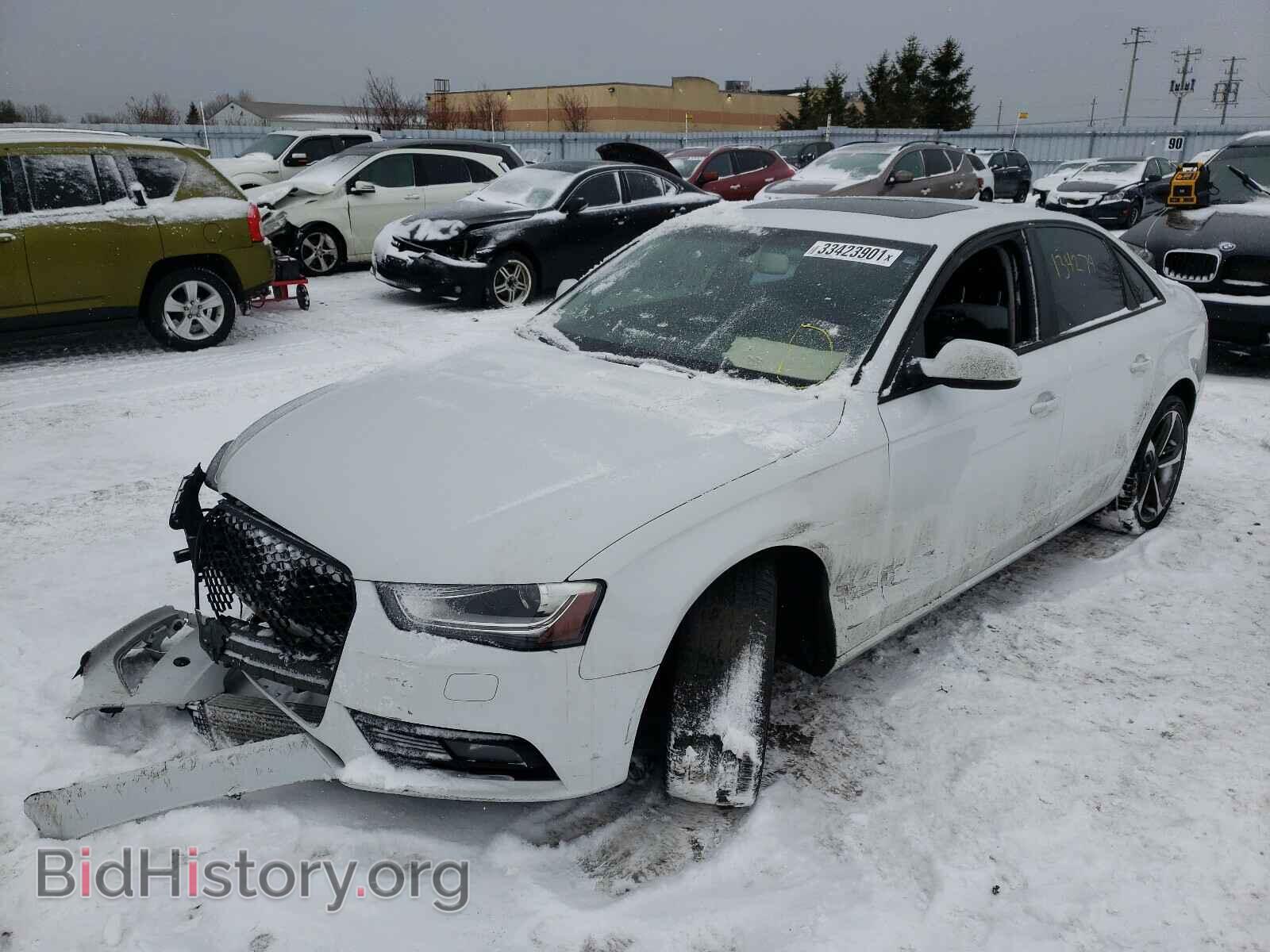 2013 AUDI A4 - VIN: WAUBFCFL8DN041377 - Фото 2
