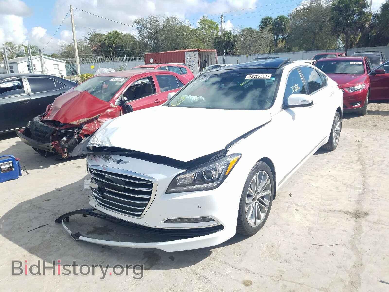 2017 GENESIS G80 - VIN: KMHGN4JE4HU189012 - Фото 2