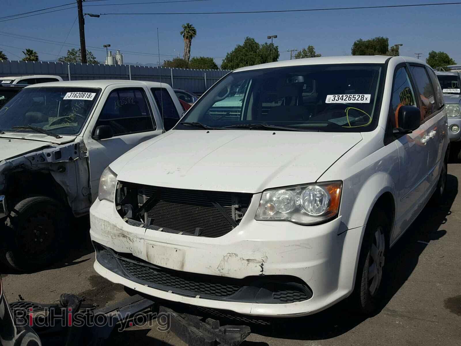 2012 DODGE CARAVAN - VIN: 2C4RDGBG7CR153287 - Фото 2