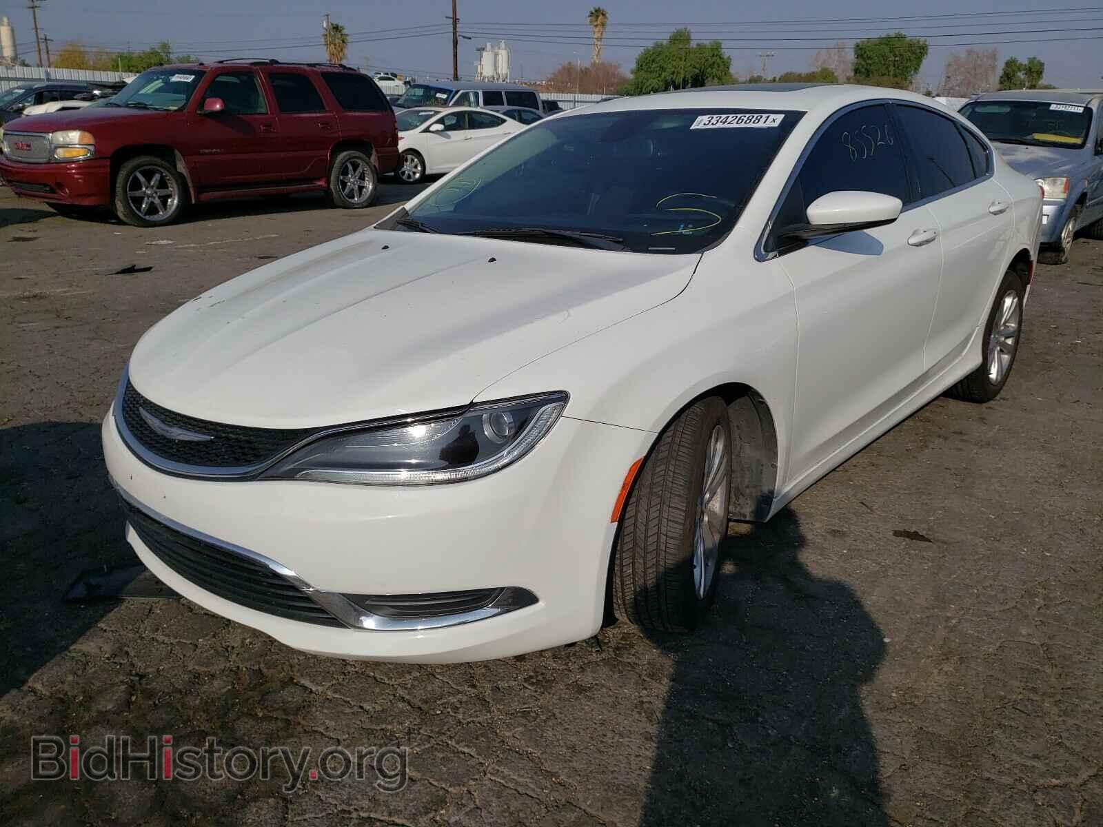 2015 CHRYSLER 200 - VIN: 1C3CCCAB5FN625130 - Фото 2