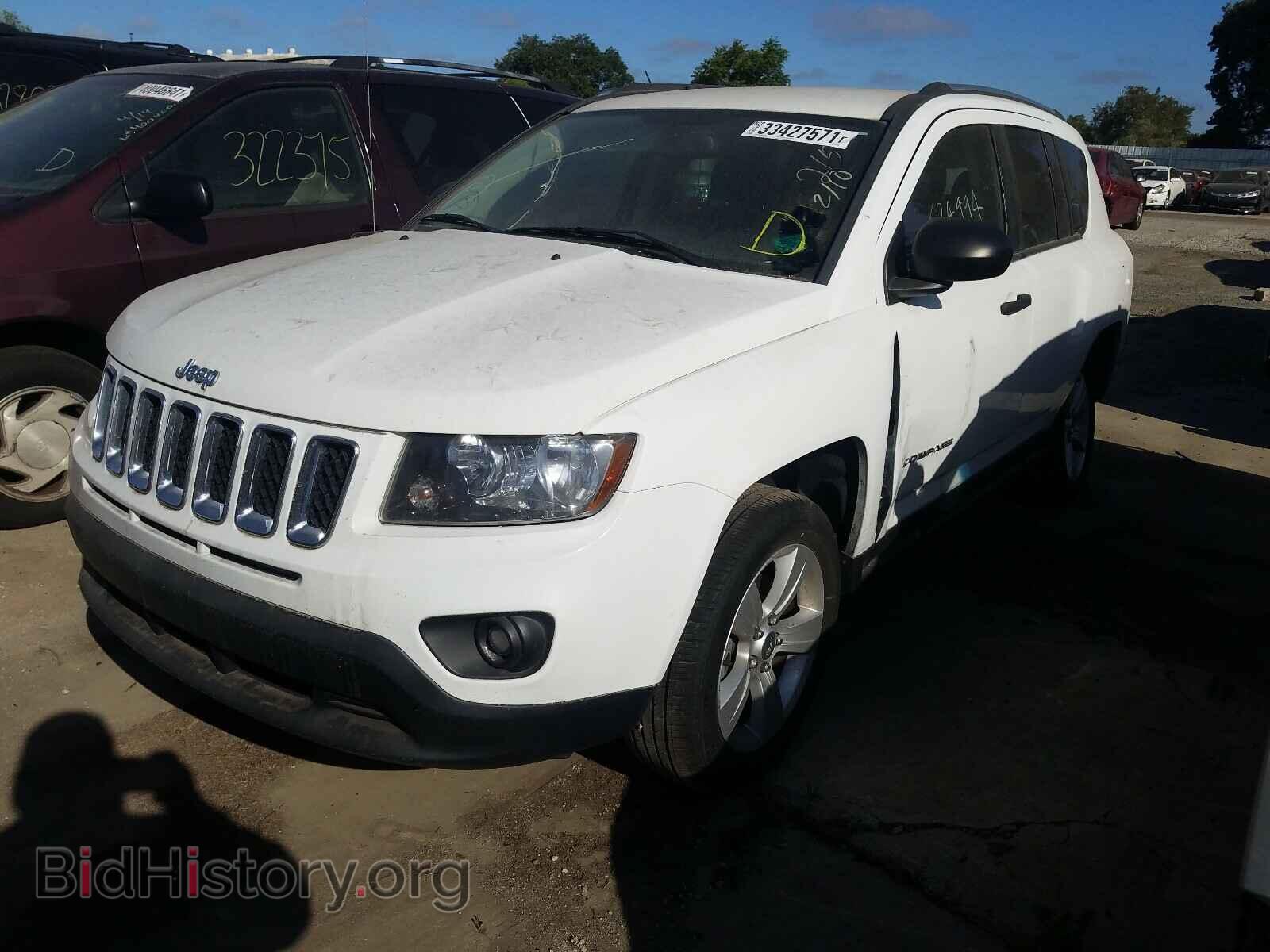 2014 JEEP COMPASS - VIN: 1C4NJDBB9ED539922 - Фото 2