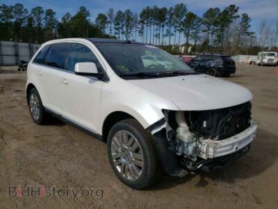 2010 Ford EDGE Edge Limit, white — VIN 2FMDK3KC4ABA76191, Copart
