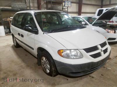 2007 Dodge CARAVAN Caravan SE, white — VIN 1D4GP25E37B209678, Copart