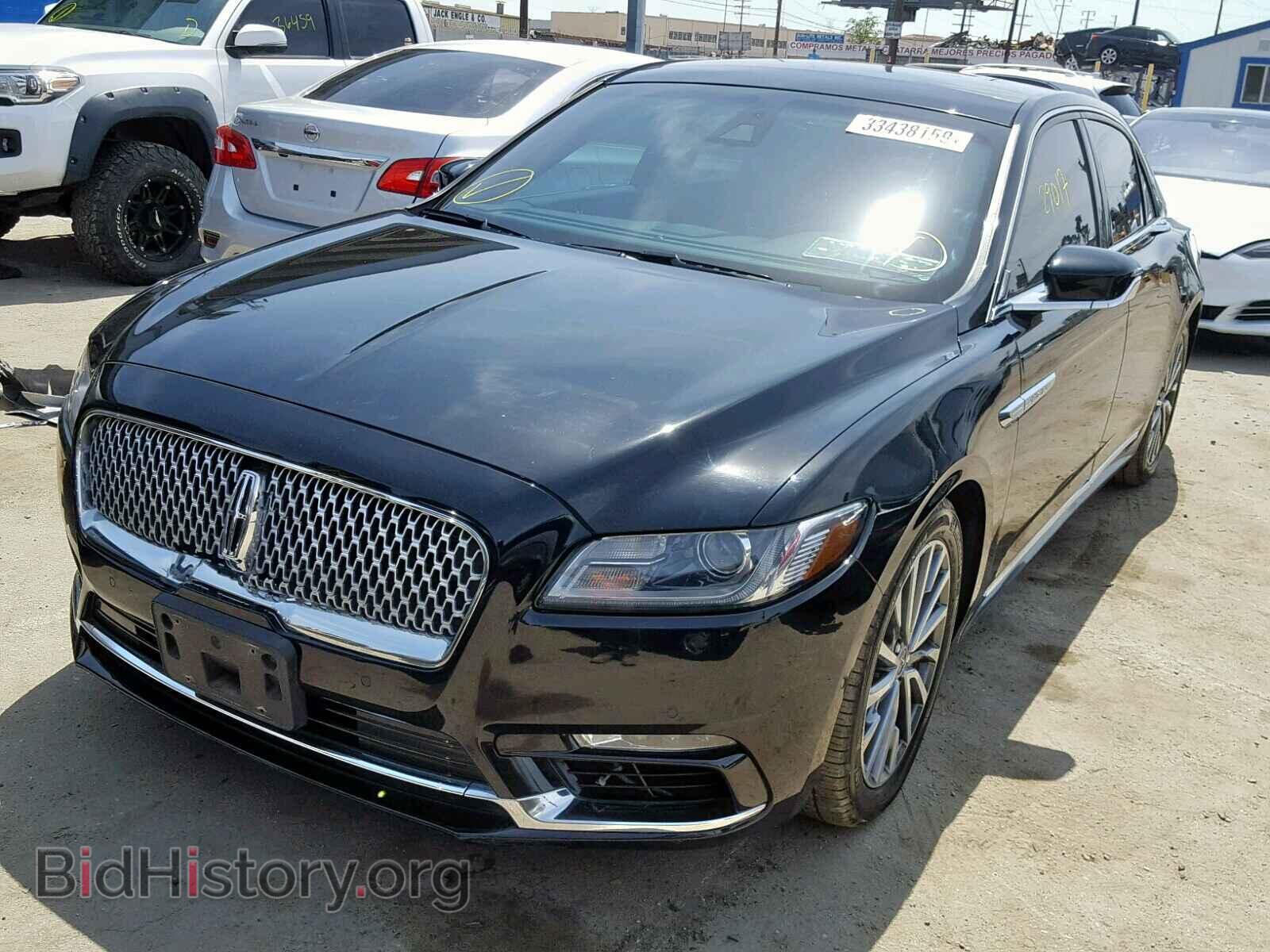 2017 LINCOLN CONTINENTL - VIN: 1LN6L9SP9H5617536 - Фото 2