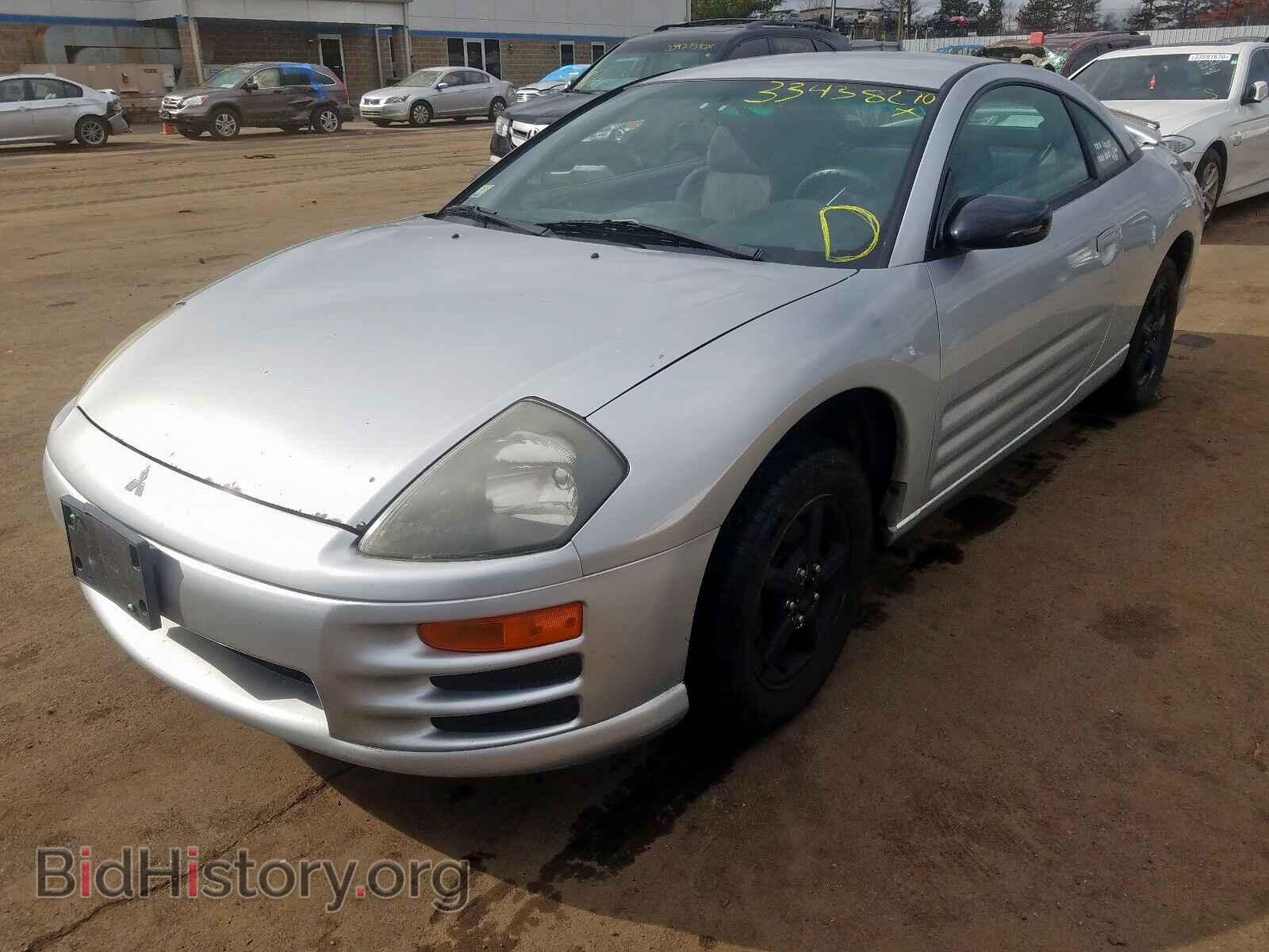 2002 MITSUBISHI ECLIPSE - VIN: 4A3AC34G12E091500 - Фото 2