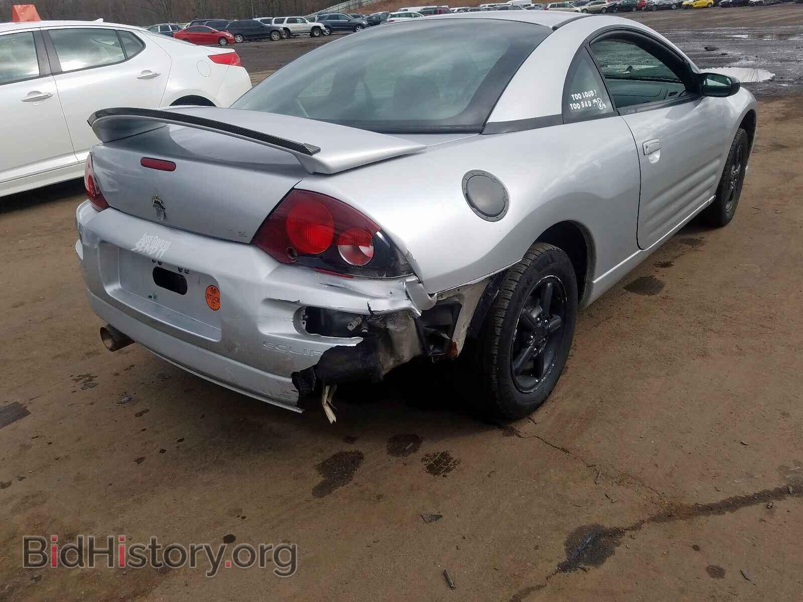 2002 MITSUBISHI ECLIPSE - VIN: 4A3AC34G12E091500 - Фото 4