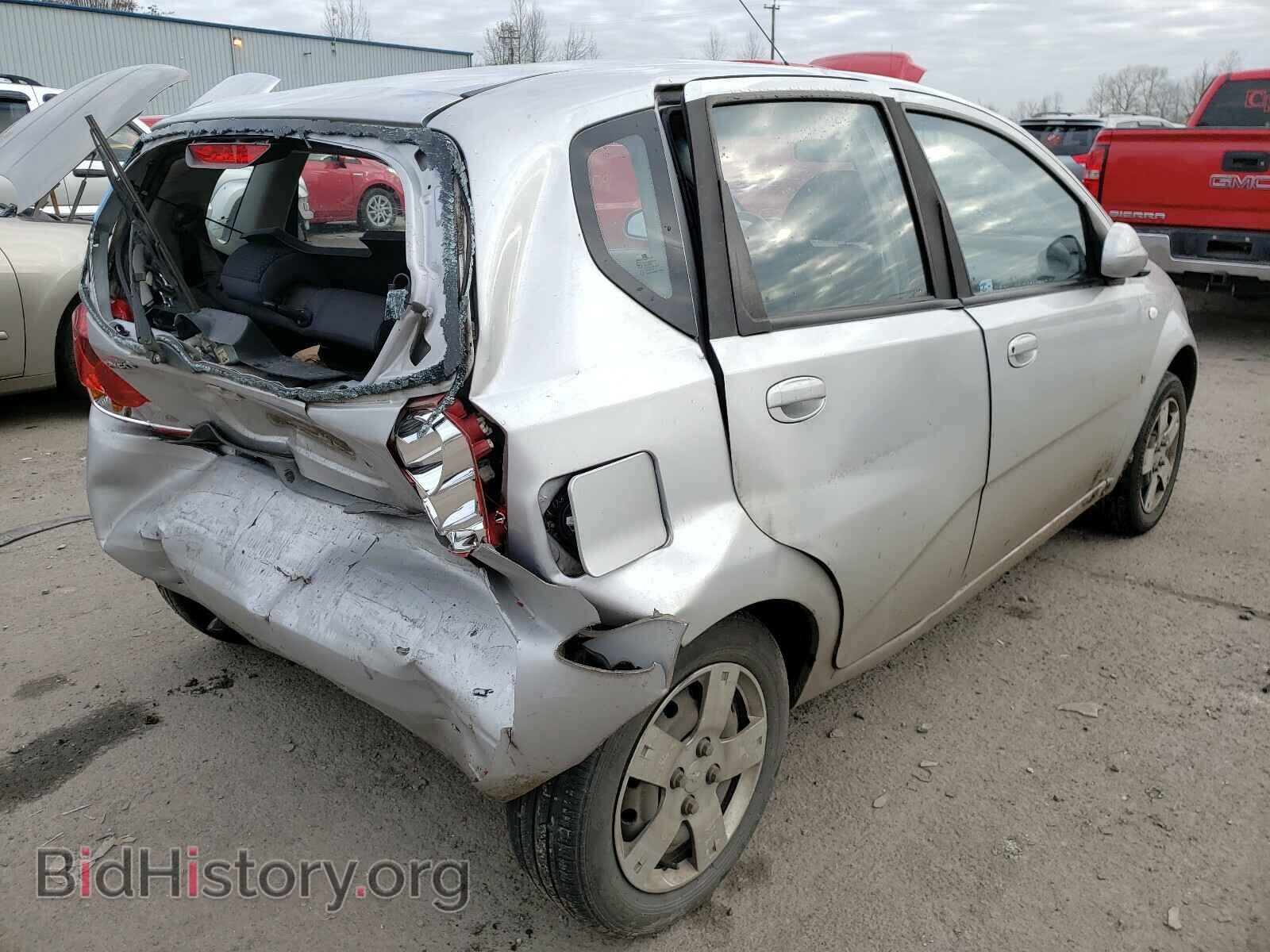 2007 CHEVROLET AVEO - VIN: KL1TD66657B770720 - Фото 4