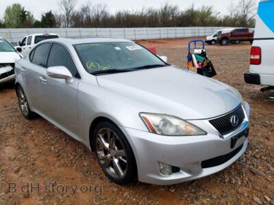2010 Lexus IS IS 250, silver — VIN JTHBF5C20A2099702, Copart