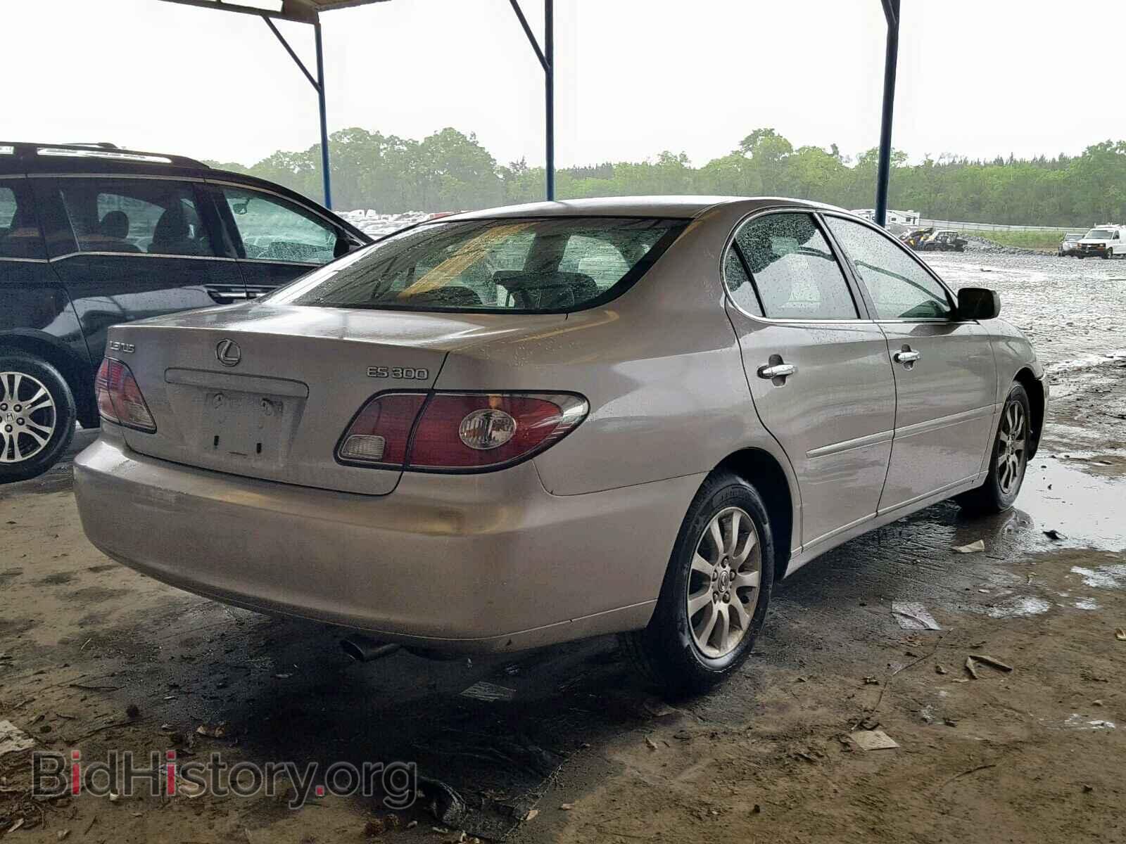 2003 LEXUS ES300 - VIN: JTHBF30GX30097748 - Фото 4
