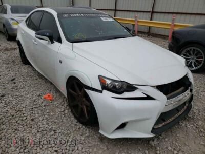 2014 Lexus IS IS 350, белый — VIN JTHBE1D26E5010777, Copart