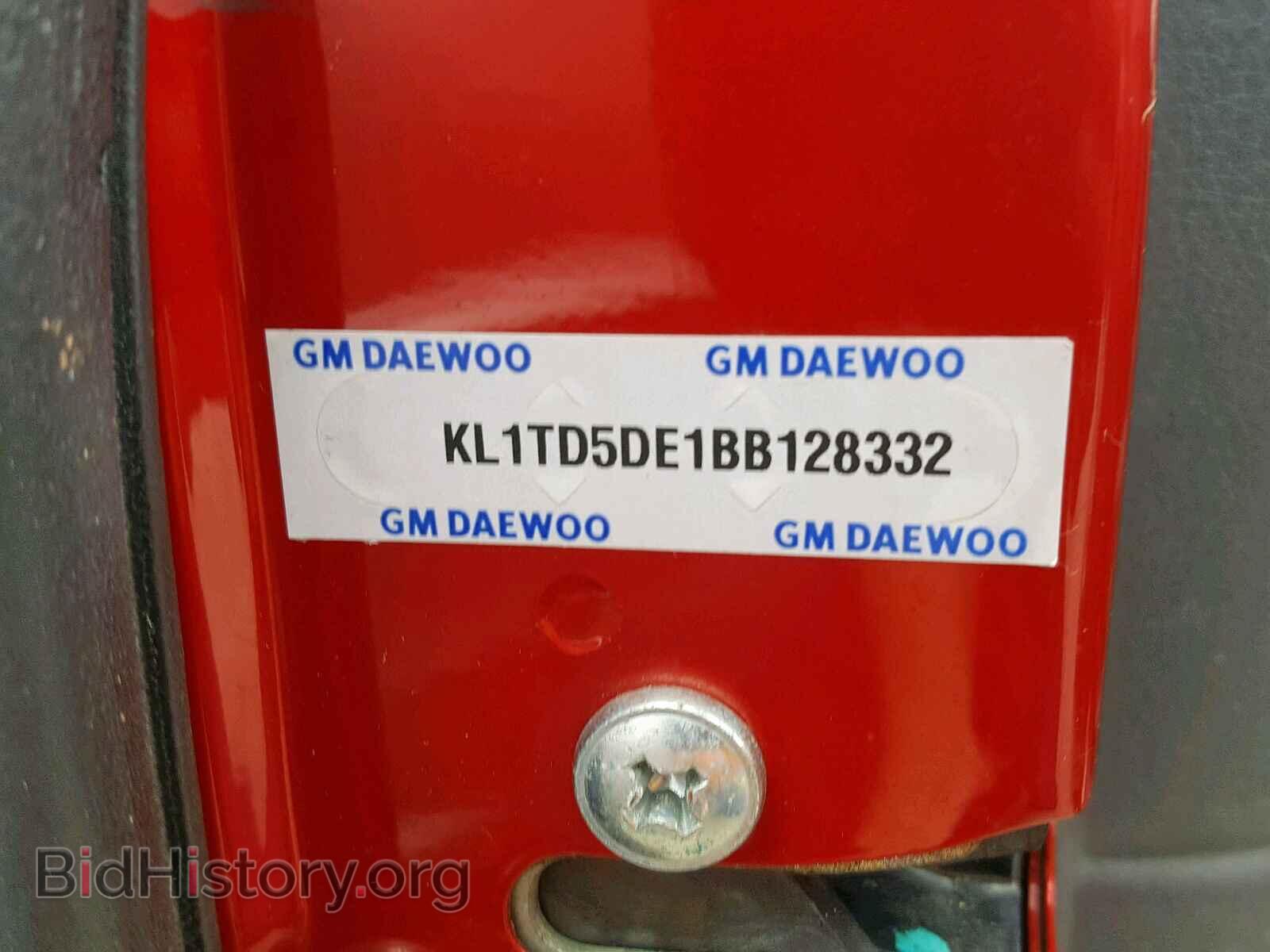 2011 CHEVROLET AVEO - VIN: KL1TD5DE1BB128332 - Фото 10