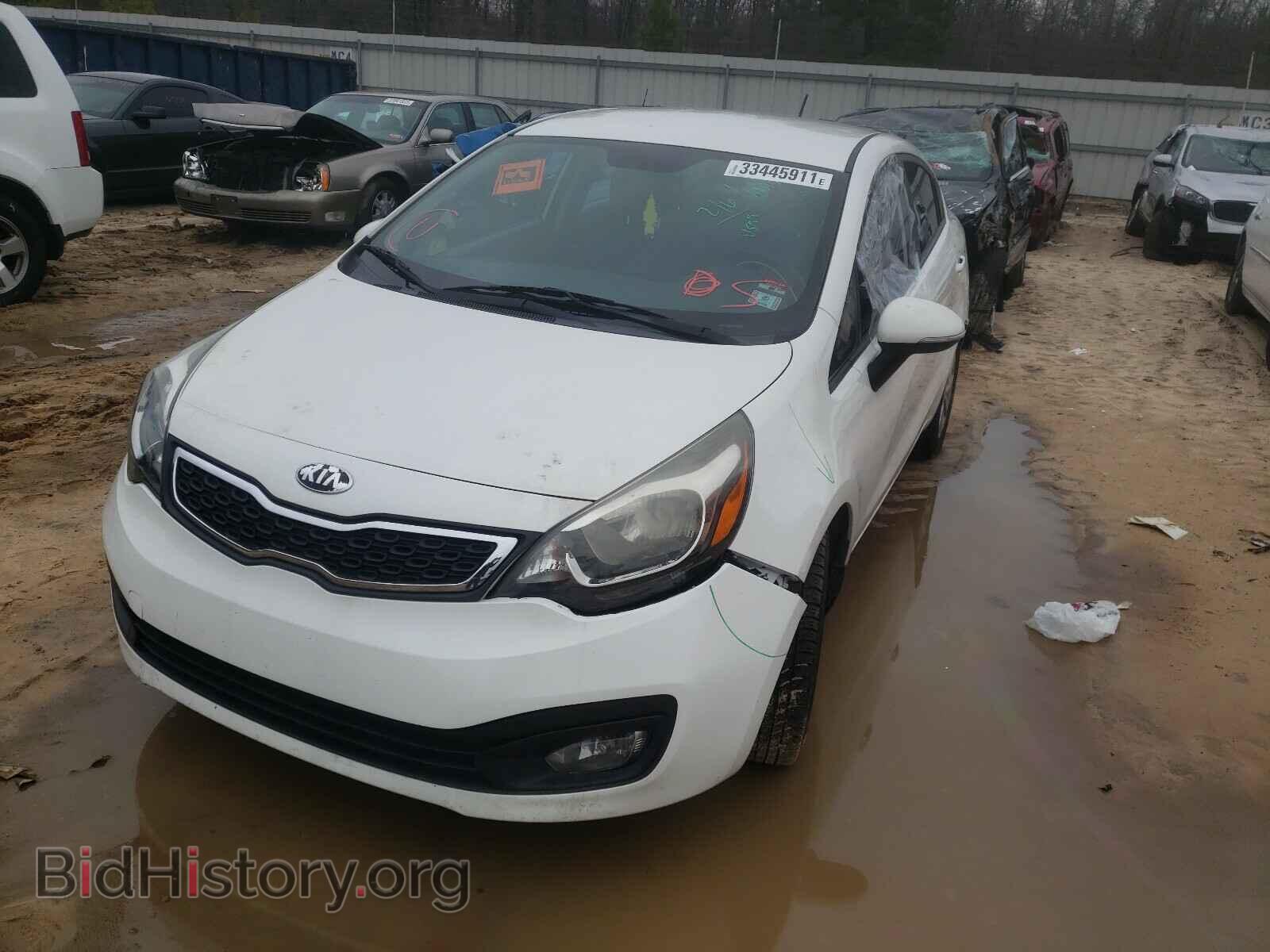 2013 KIA RIO - VIN: KNADN4A30D6315884 - Фото 2