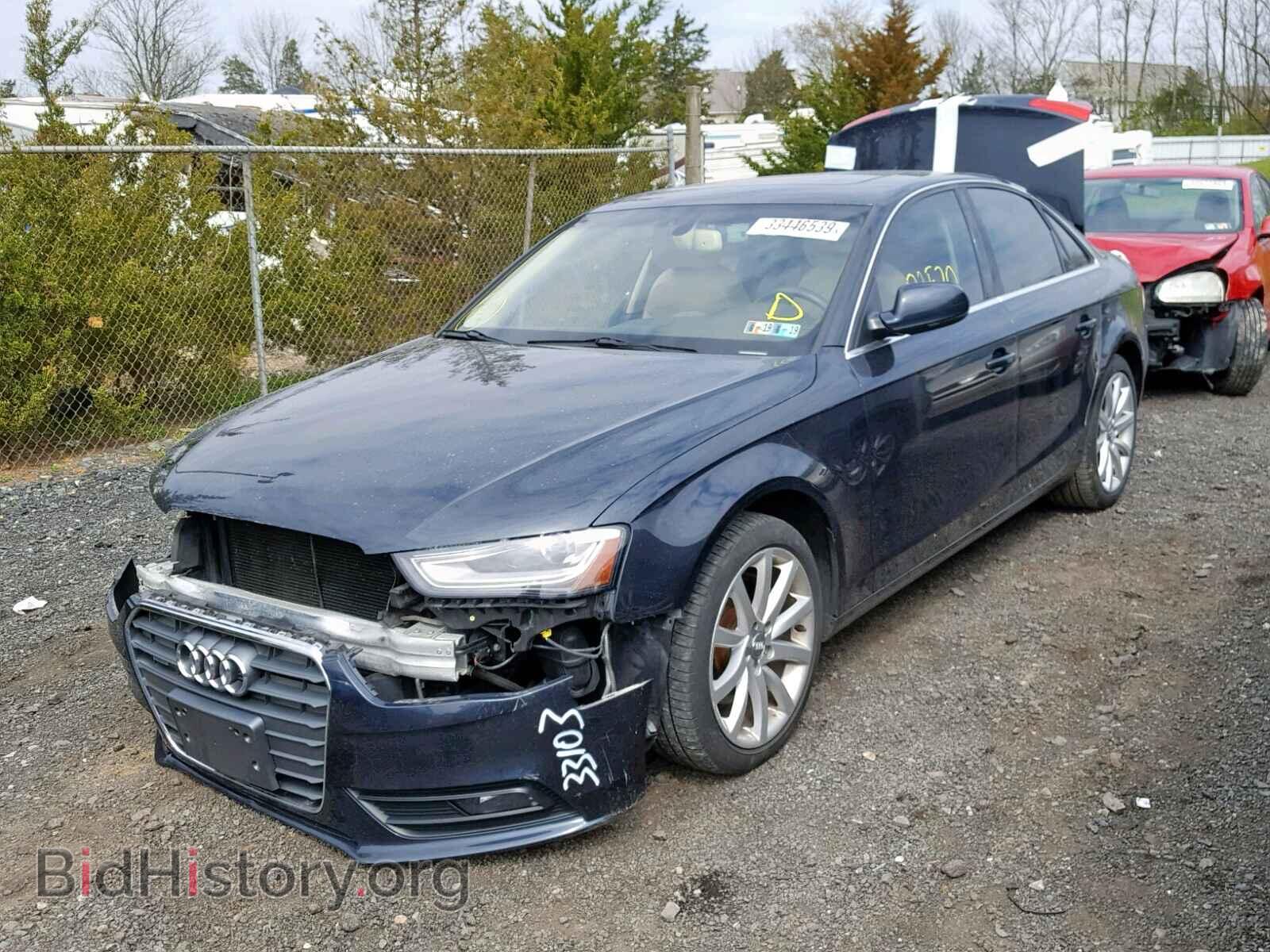 2013 AUDI A4 - VIN: WAUFFAFL4DN008981 - Фото 2