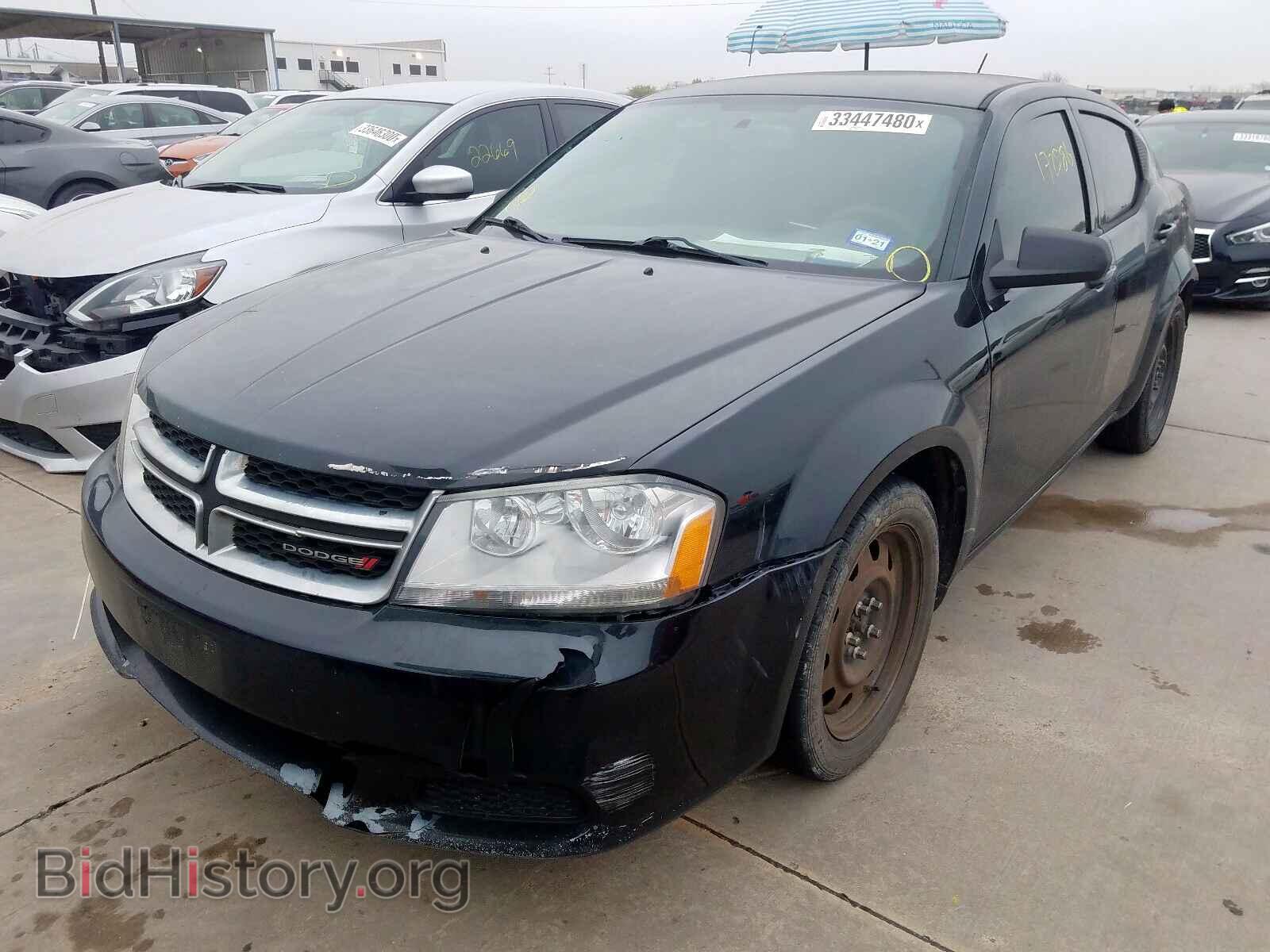 2013 DODGE AVENGER - VIN: 1C3CDZABXDN572129 - Фото 2