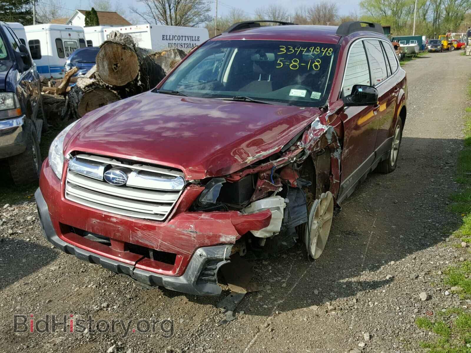2013 SUBARU OUTBACK - VIN: 4S4BRCCC2D3256100 - Фото 2