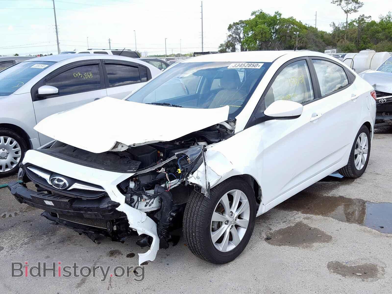 2012 HYUNDAI ACCENT - VIN: KMHCU4AE4CU059371 - Фото 2