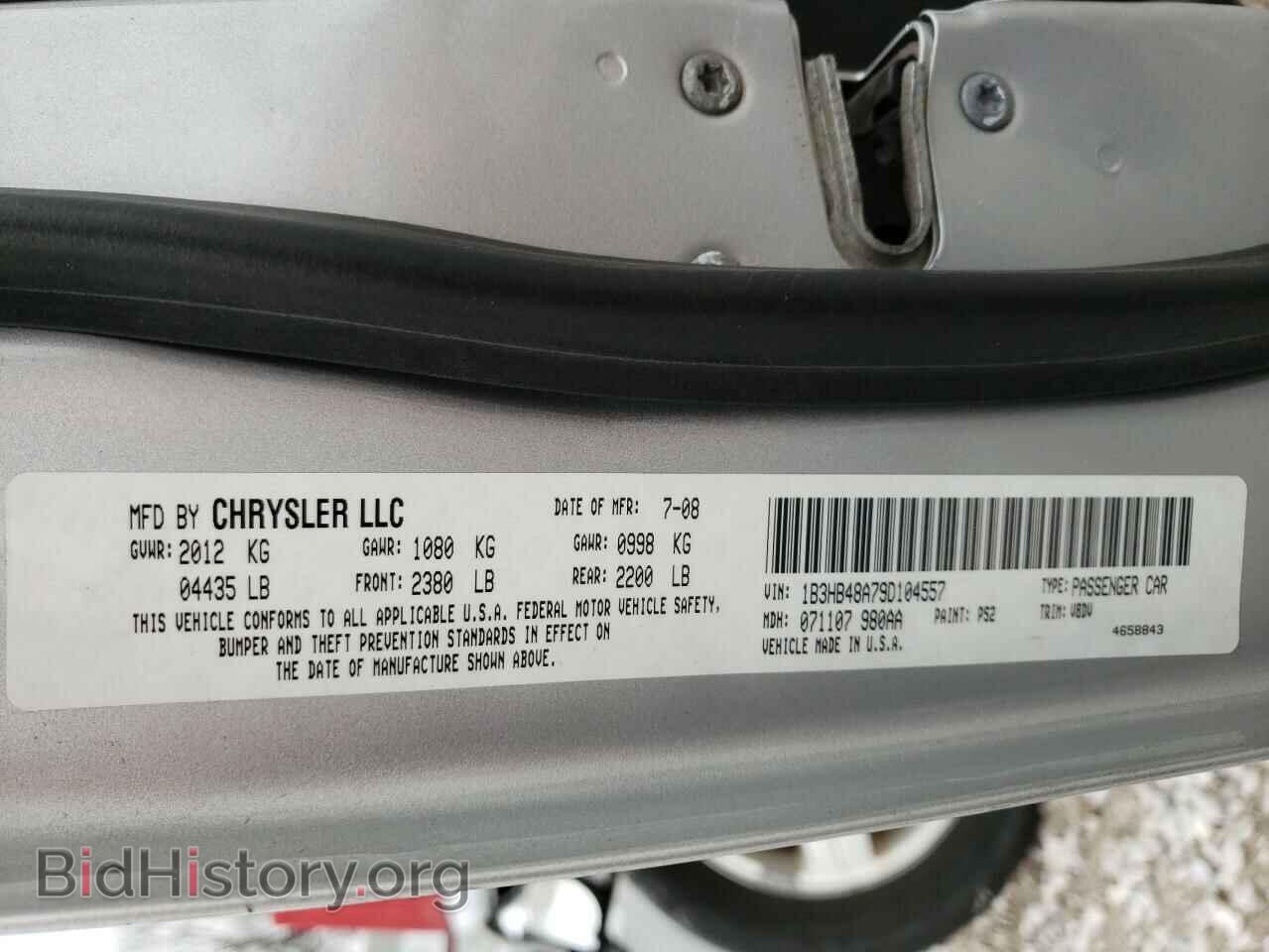 2009 DODGE CALIBER - VIN: 1B3HB48A79D104557 - Photo 10