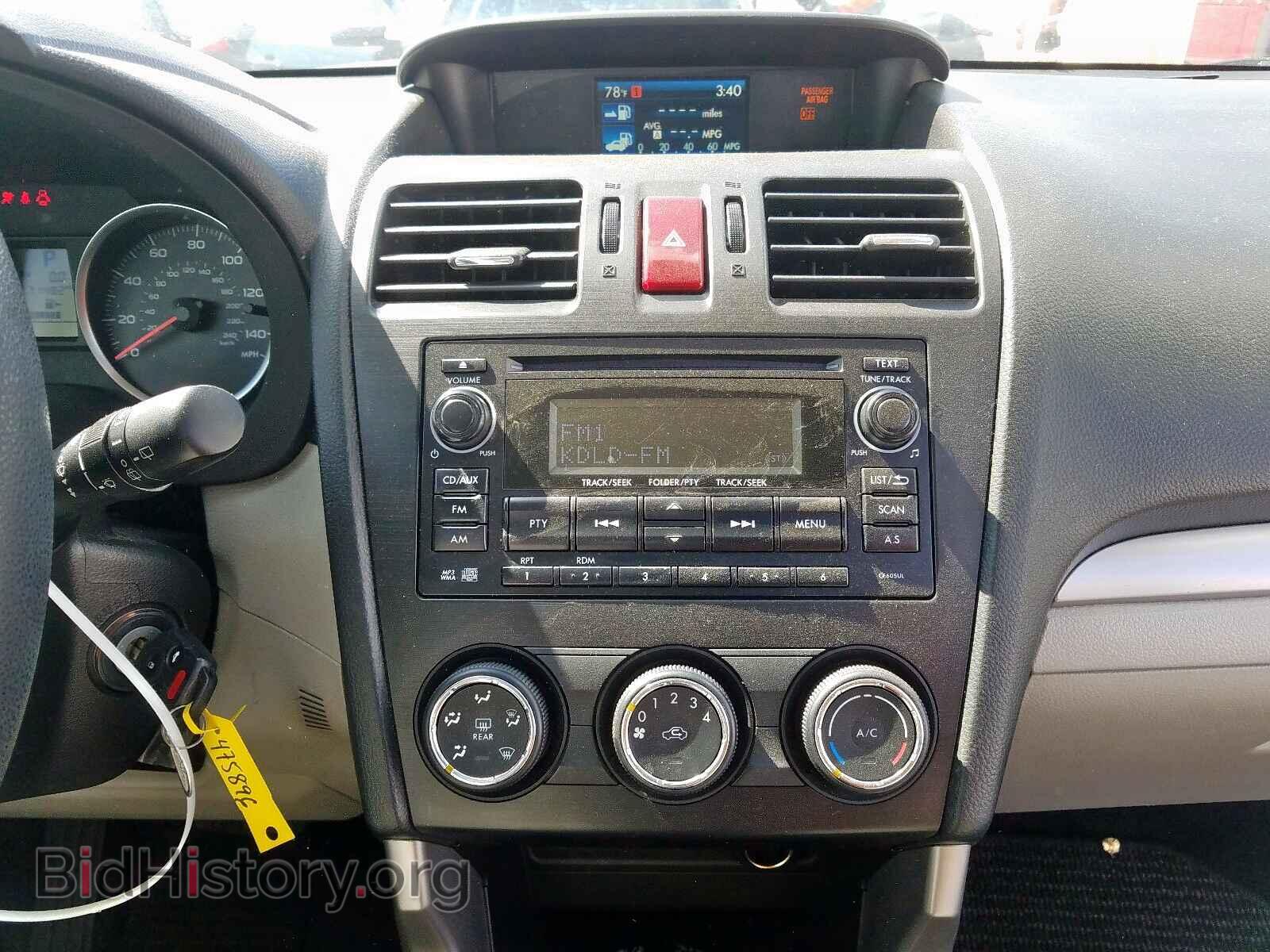 2015 SUBARU FORESTER - VIN: JF2SJABC1FH475896 - Photo 9