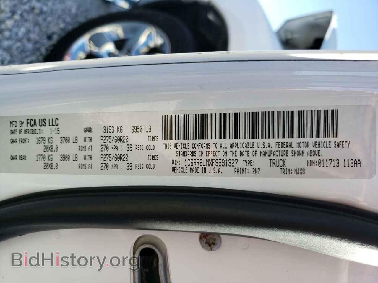2015 RAM 1500 - VIN: 1C6RR6LMXFS591327 - Фото 10
