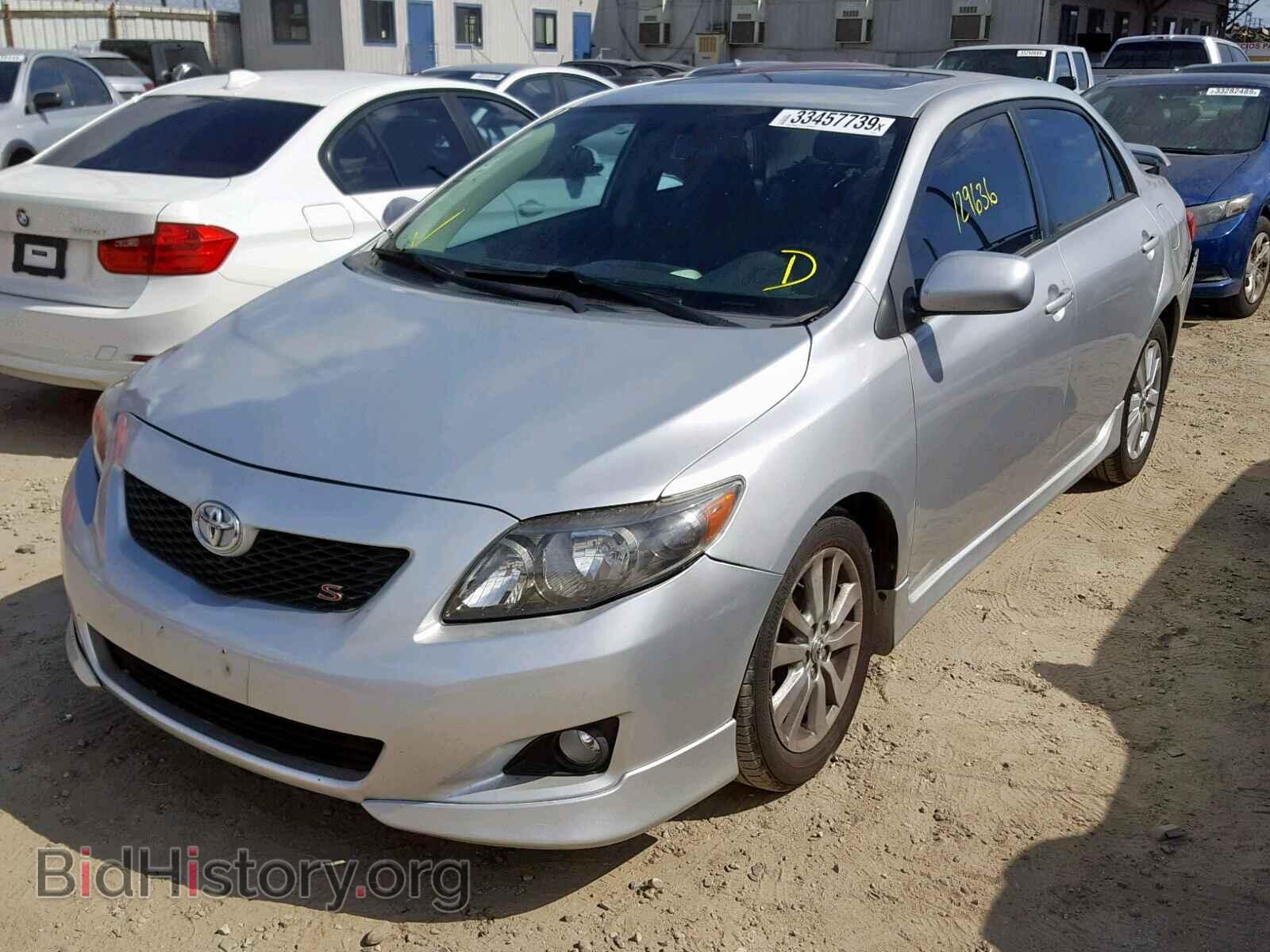 2010 TOYOTA COROLLA BA - VIN: 2T1BU4EE8AC466355 - Фото 2