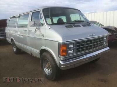 1985 Dodge RAM VAN RAM Wagon, gray — VIN 2B4KB3117FK234832, Copart
