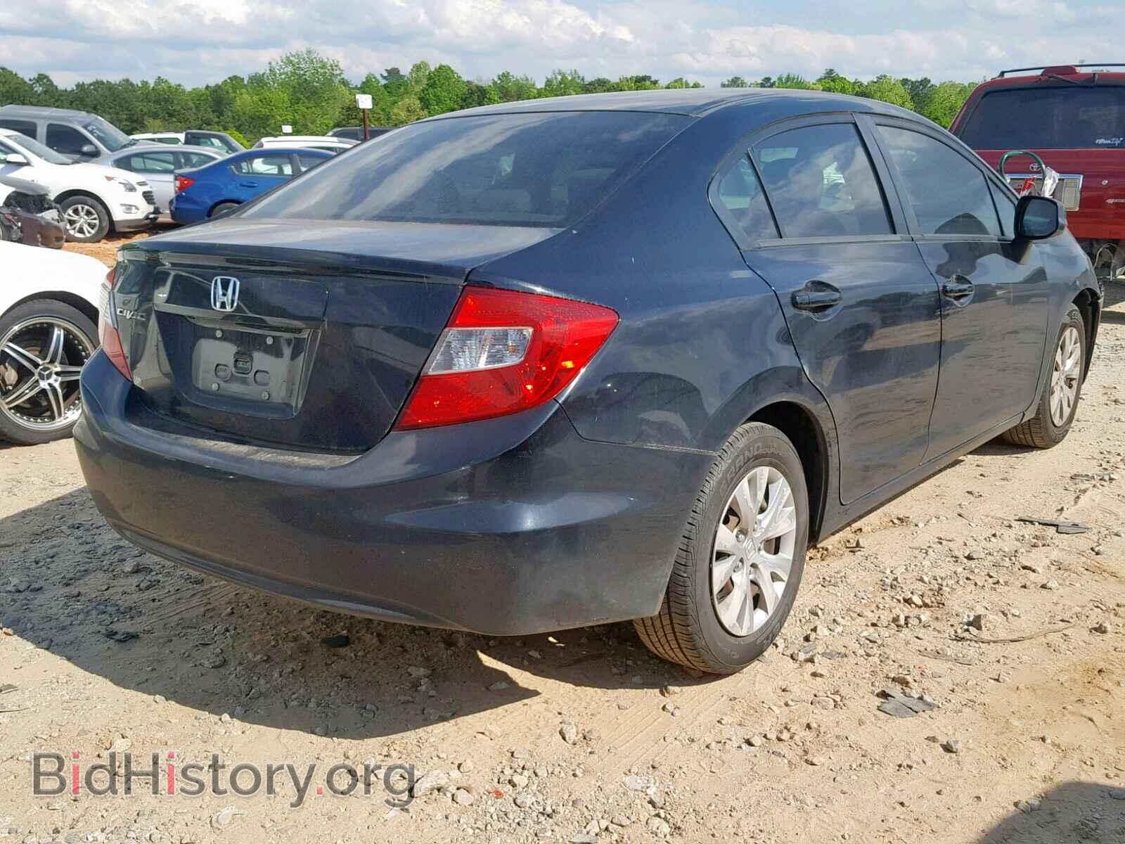 2012 HONDA CIVIC LX - VIN: 2HGFB2F54CH334763 - Фото 4