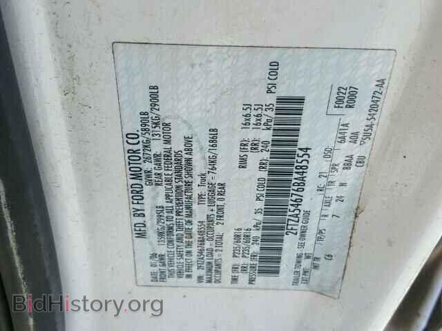 2006 FORD FREESTAR - VIN: 2FTZA54676BA48554 - Фото 10