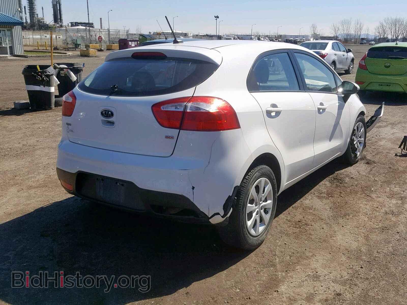 2012 KIA RIO - VIN: KNADM5A36C6715522 - Фото 4