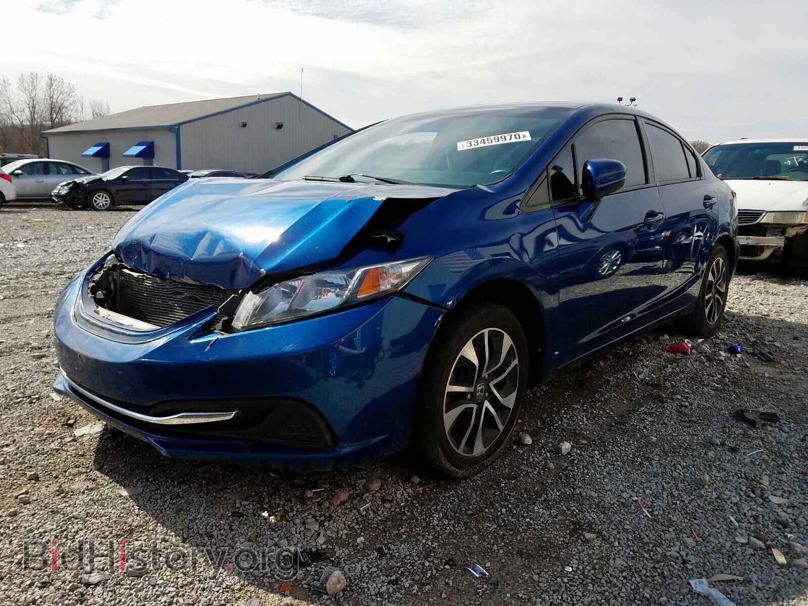 2014 HONDA CIVIC - VIN: 2HGFB2F81EH546582 - Фото 2