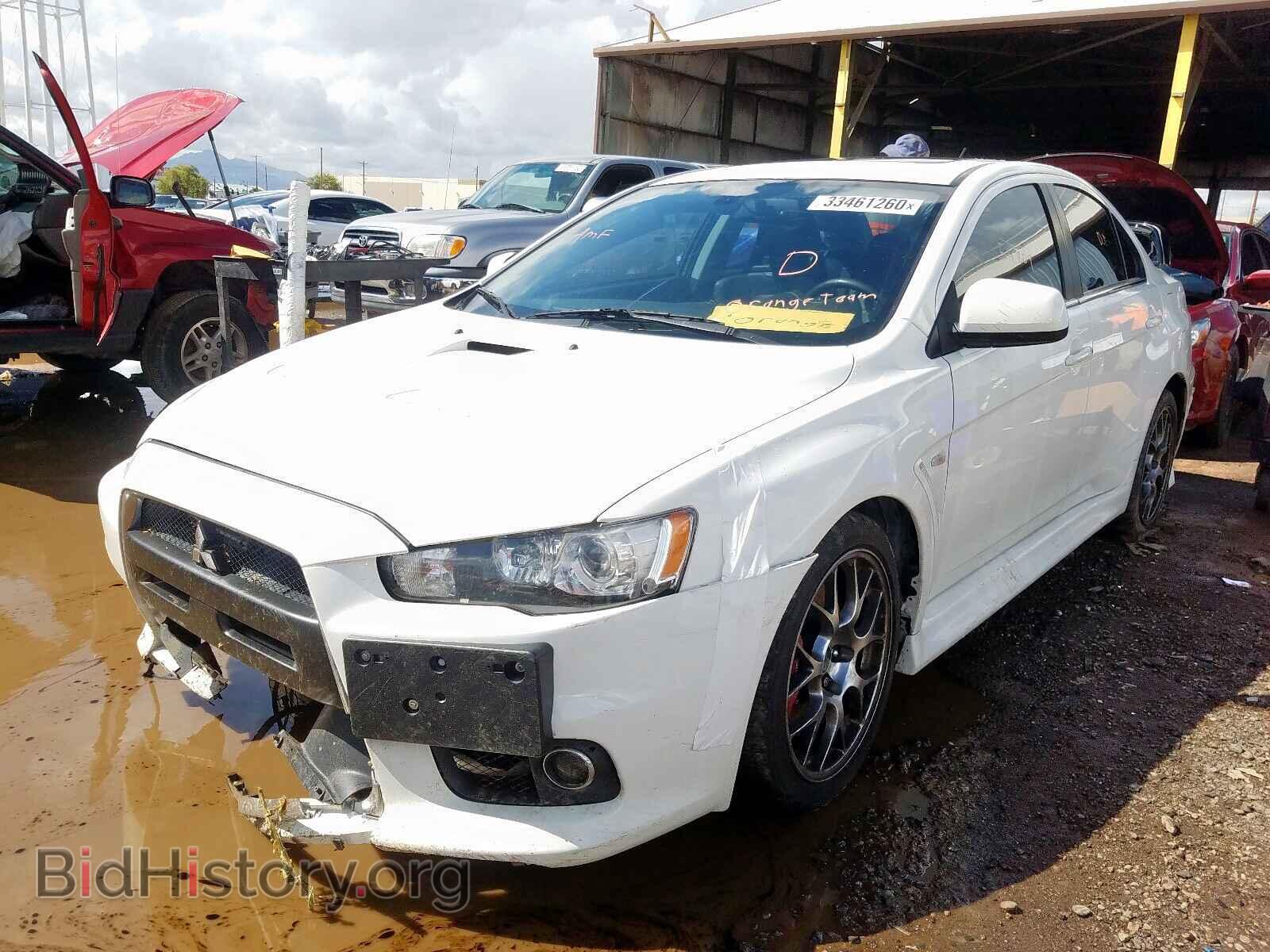 2013 MITSUBISHI EVO - VIN: JA32W5FV8DU018430 - Фото 2
