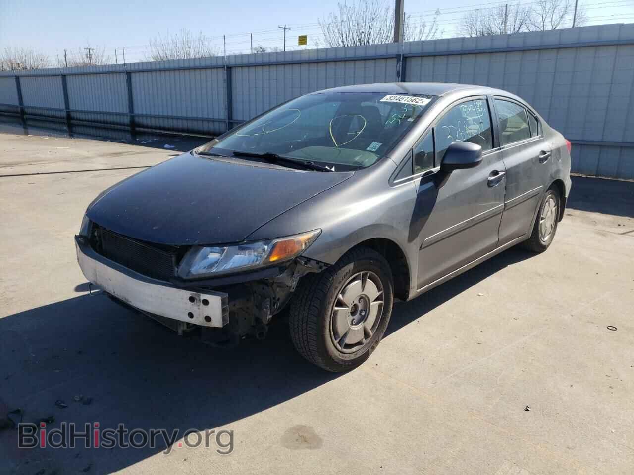 2012 HONDA CIVIC - VIN: 2HGFB2F60CH518526 - Фото 2