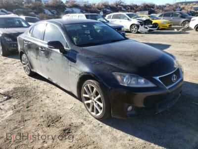2011 Lexus IS IS 250, черный — VIN JTHCF5C21B5045264, Copart
