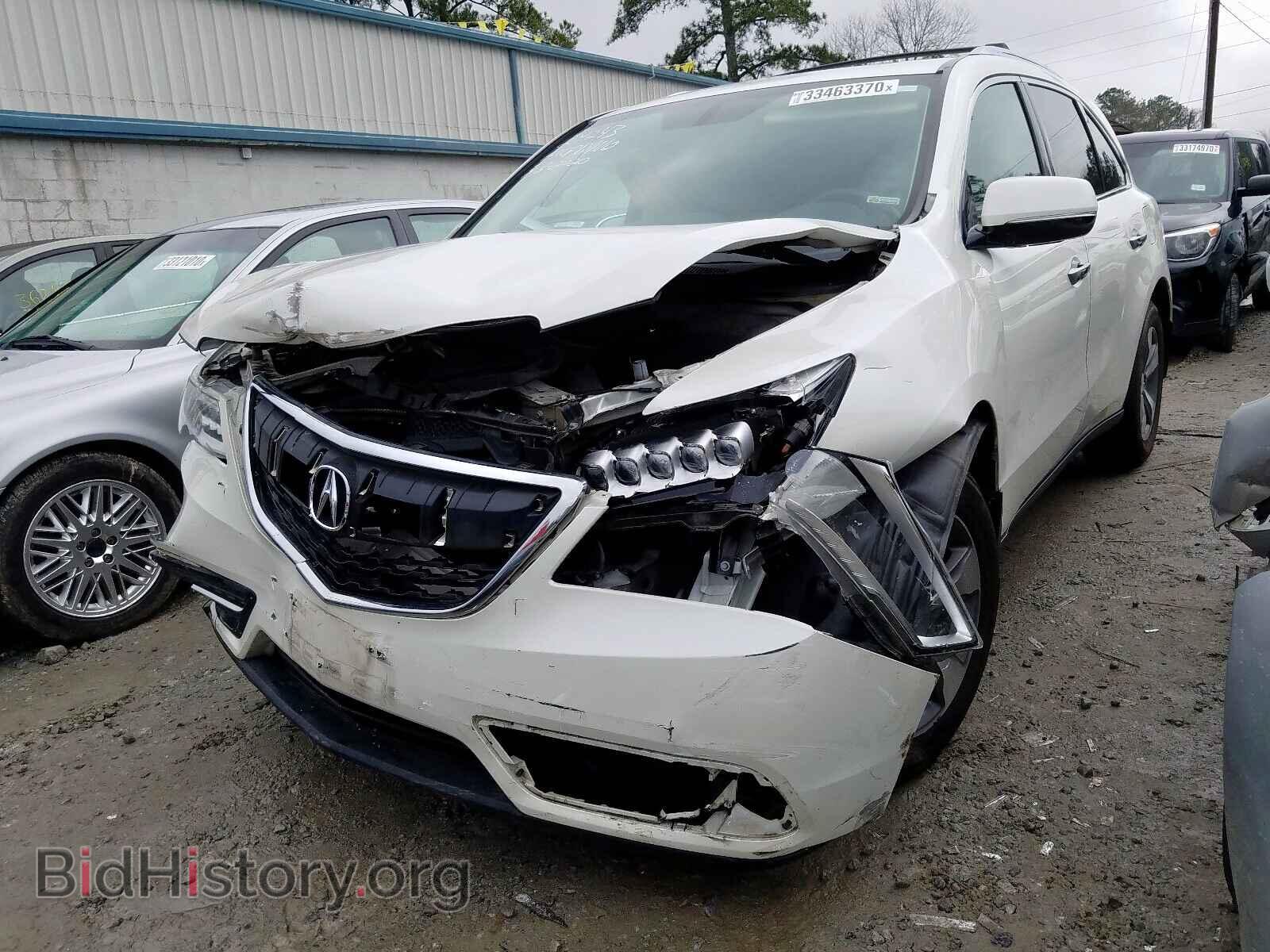 2014 ACURA MDX - VIN: 5FRYD3H24EB014148 - Фото 2