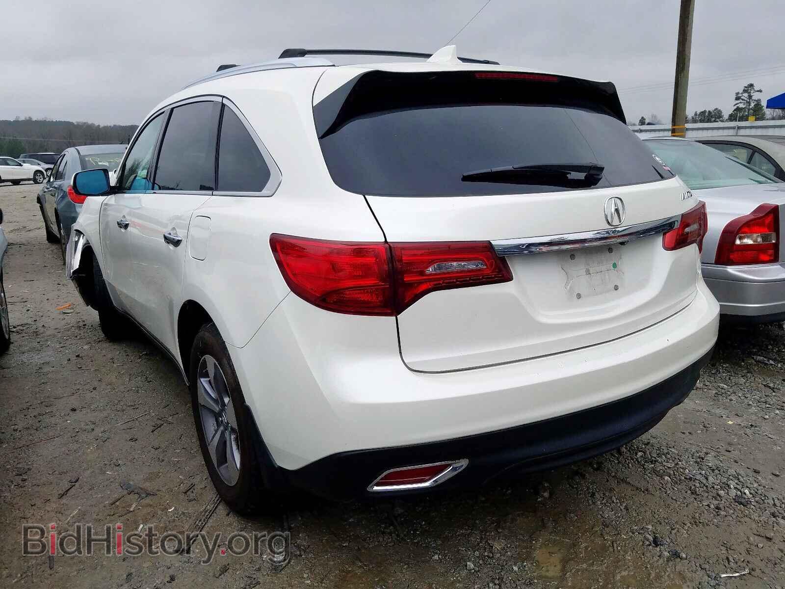 2014 ACURA MDX - VIN: 5FRYD3H24EB014148 - Фото 3