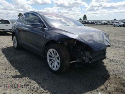 2018 Tesla MODEL X, темно-серый — VIN 5YJXCAE24JF133580, Copart