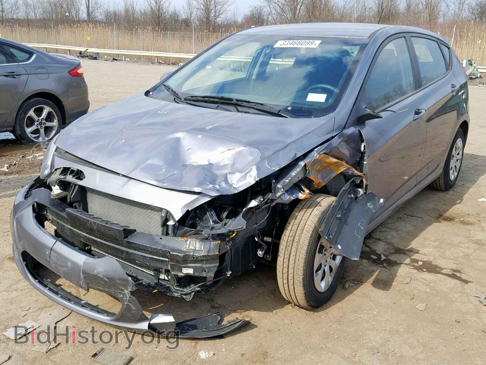 2017 HYUNDAI ACCENT - VIN: KMHCT5AE3HU346751 - Фото 2