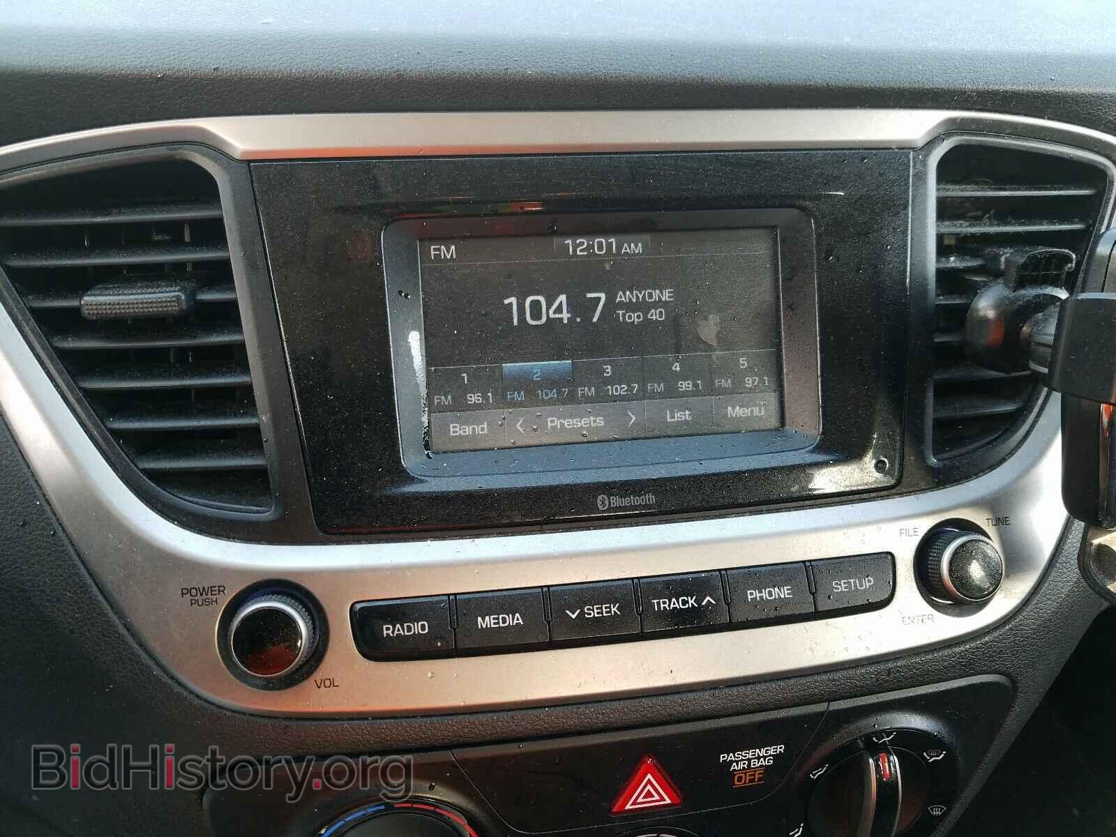 2018 HYUNDAI ACCENT - VIN: 3KPC24A37JE012968 - Фото 9