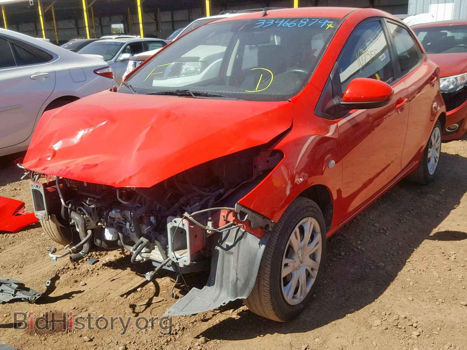 2012 MAZDA 2 - VIN: JM1DE1KZ9C0138774 - Фото 2