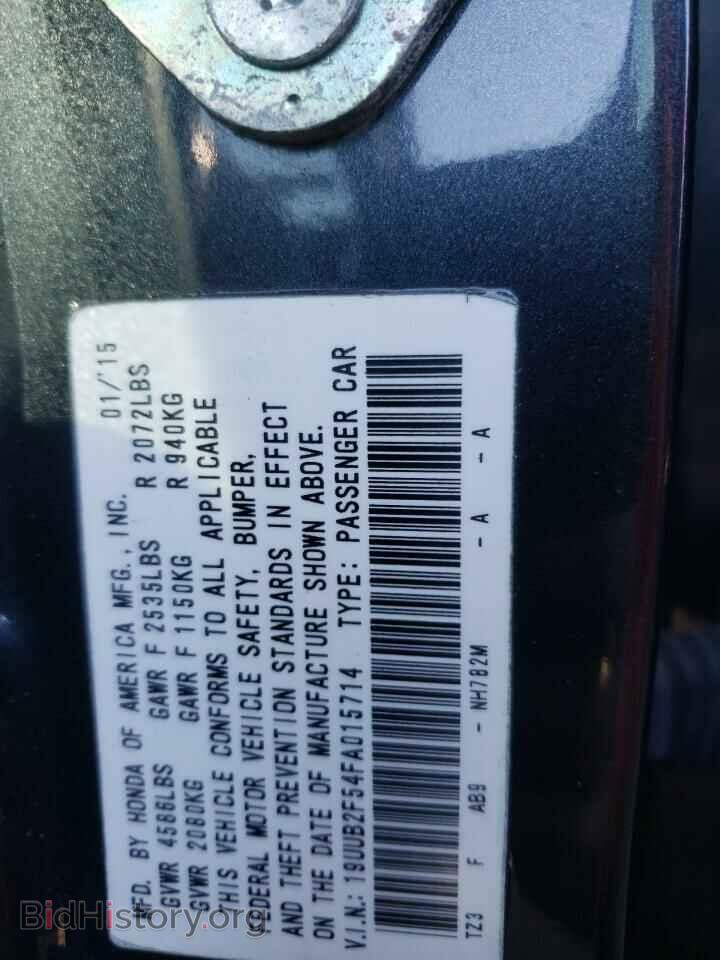 2015 ACURA TLX - VIN: 19UUB2F54FA015714 - Фото 10