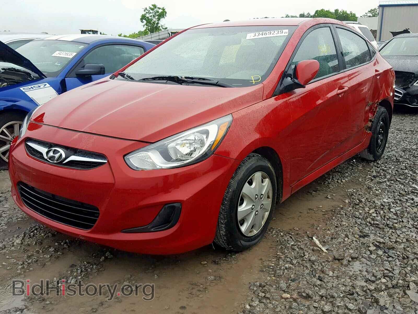2014 HYUNDAI ACCENT - VIN: KMHCT4AEXEU674173 - Фото 2