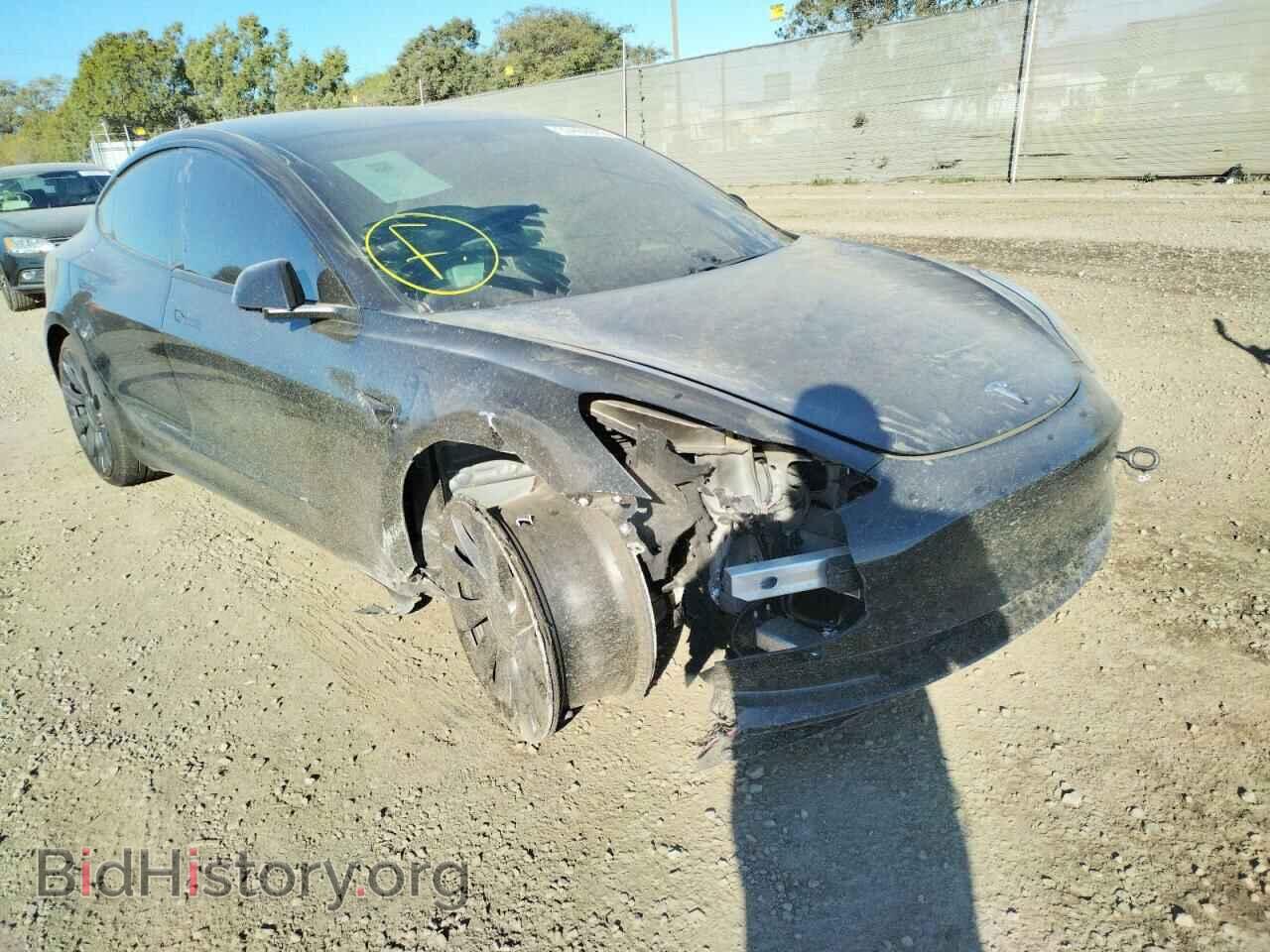 Photo 5YJ3E1ECXMF069809 - TESLA MODEL 3 2021