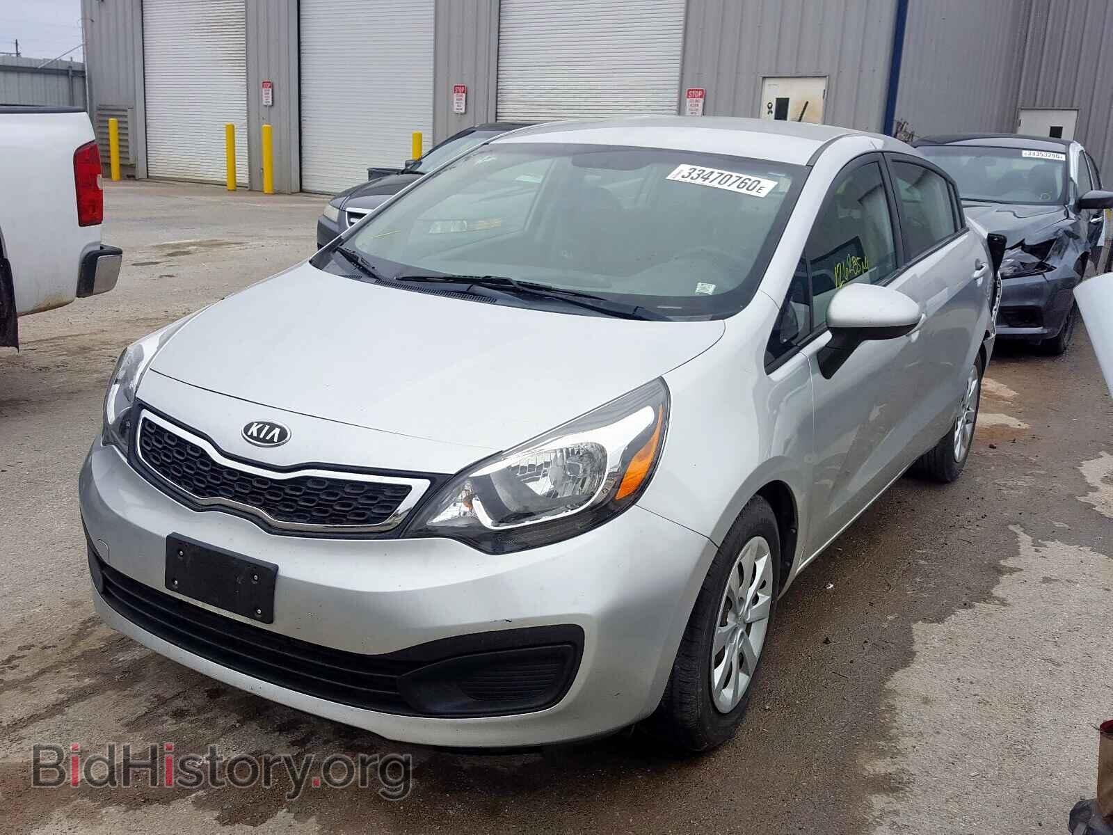 2012 KIA RIO - VIN: KNADM4A31C6047249 - Фото 2